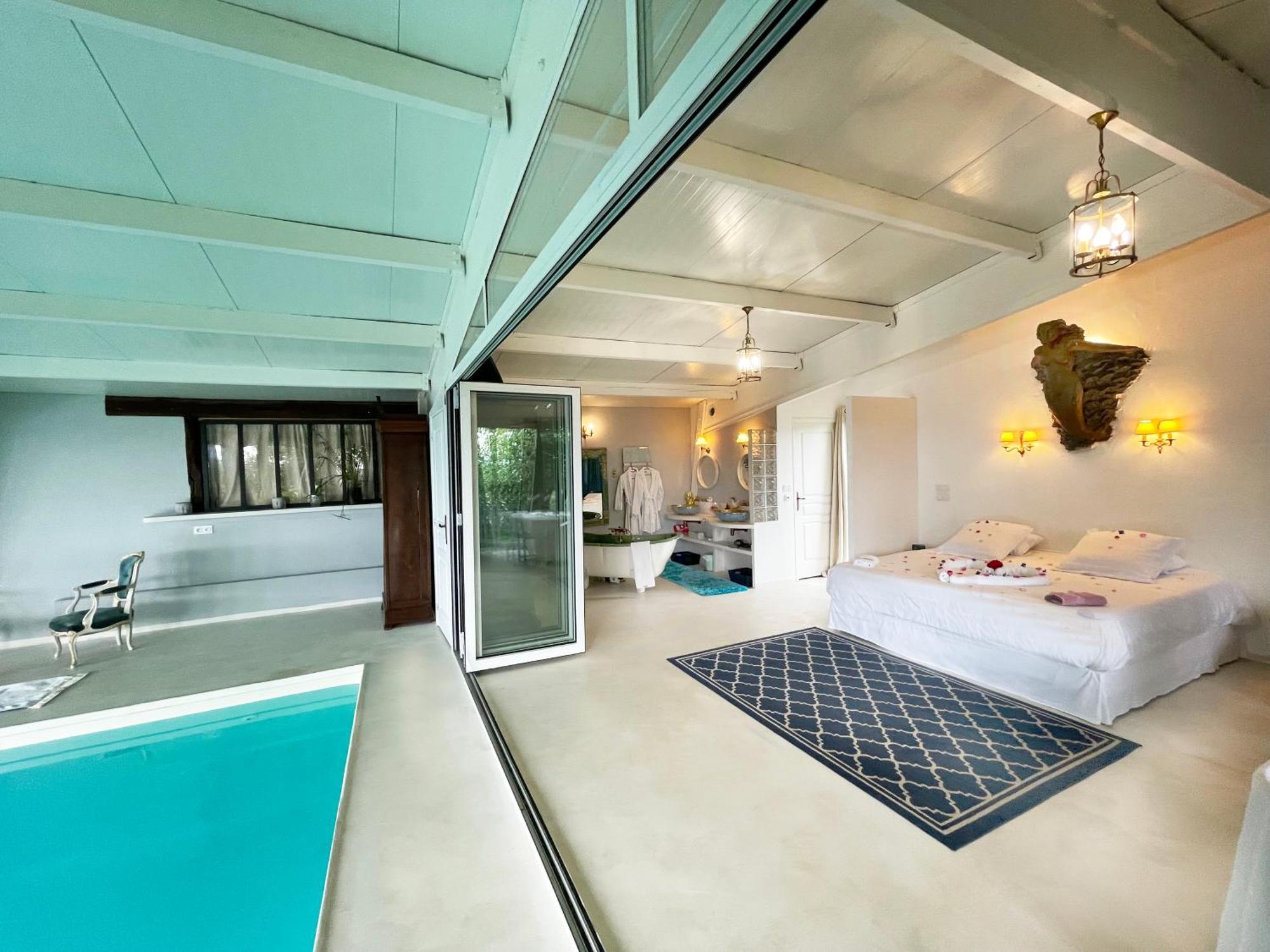 Suite Loft De La Sirene Grande Piscine Privee Marais-Vernier エクステリア 写真